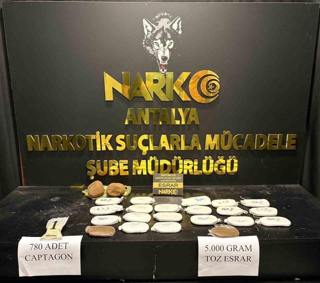 Antalya’da son 1 haftada uyuşturucu suçundan 19 kişi tutuklandı 2