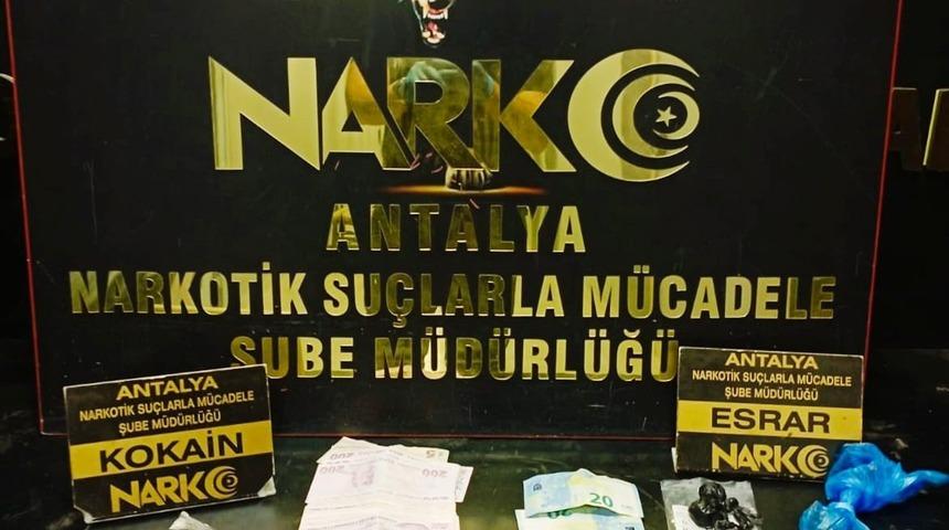 Antalya’da son 1 haftada uyuşturucu suçundan 19 kişi tutuklandı