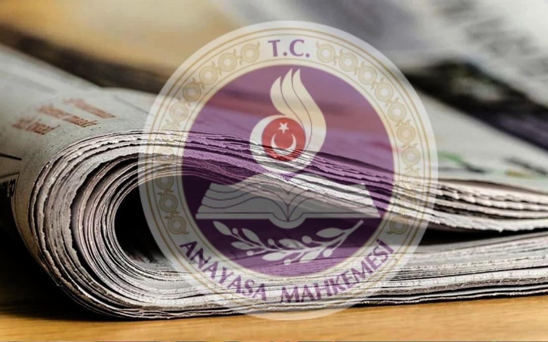 AYM’den Basın İlan Kurumu’na veto! 1