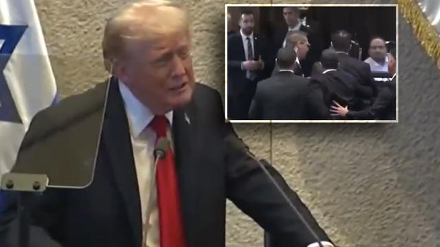 Son dakika | İsrail meclisinden daha önce de atılmış! Donald Trump'ı protesto eden milletvekili bakın kim çıktı