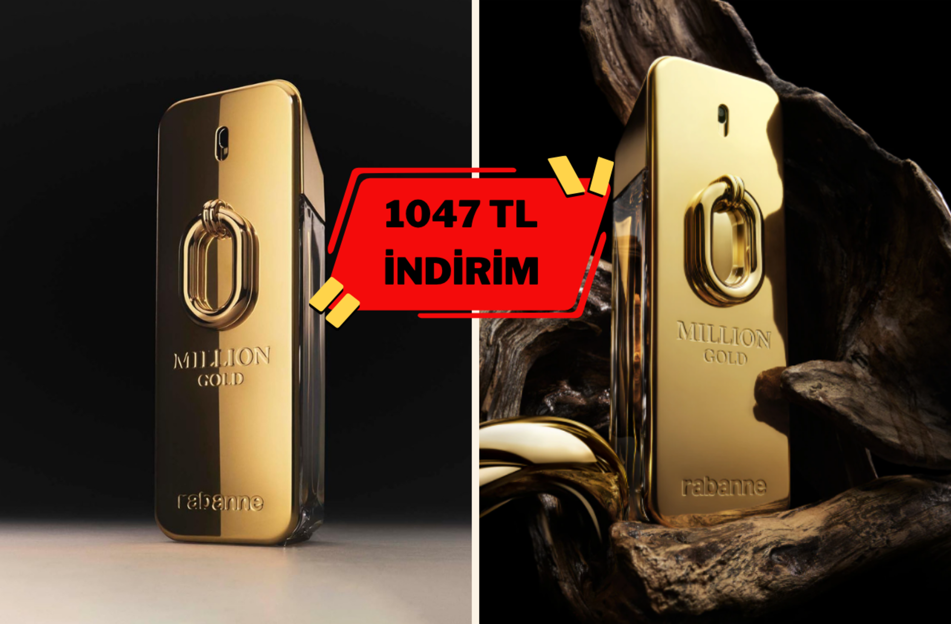 Prime Alışveriş Festivali'nin son gününde Rabanne Million Gold Intense indirime girdi