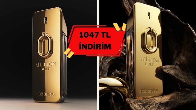 Prime Alışveriş Festivali'nin son gününde Rabanne Million Gold Intense indirime girdi