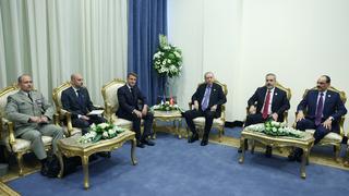 Cumhurbaşkanı Erdoğan, Fransa Cumhurbaşkanı Macron ile görüştü 