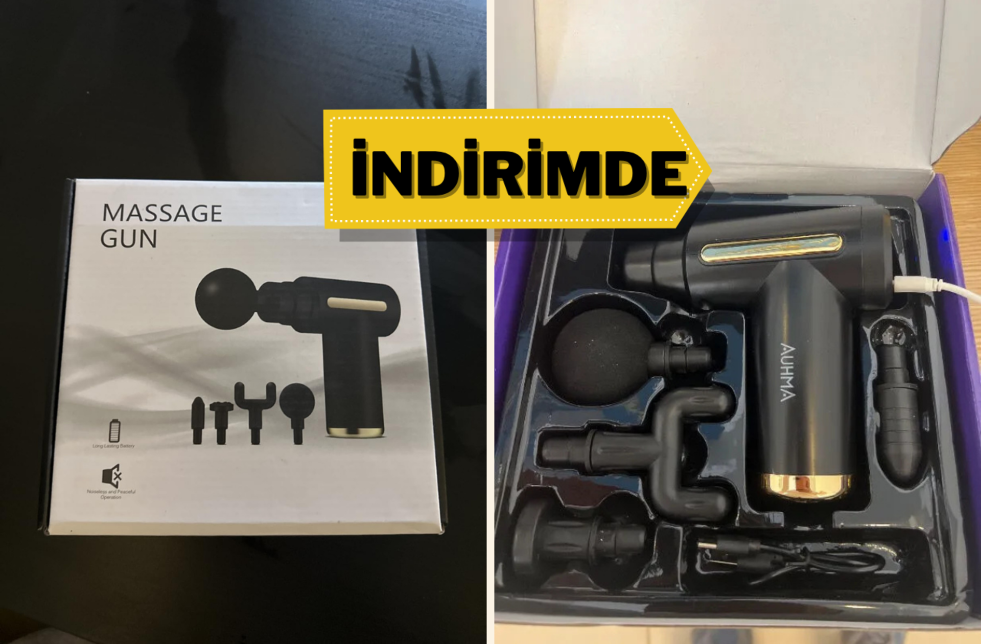 Çok satanlarda birinci! Robeve Auhma Masaj Tabancası indirimde