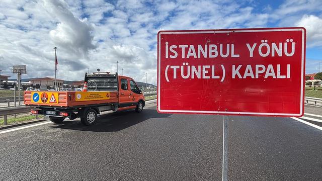 Sürücüler dikkat! Bolu Dağı Tüneli'nin İstanbul yönü günde 5 saat trafiğe kapatılacak