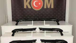 Kocaeli'de kaçak silah operasyonunda 6 pompalı tüfek ele geçirildi