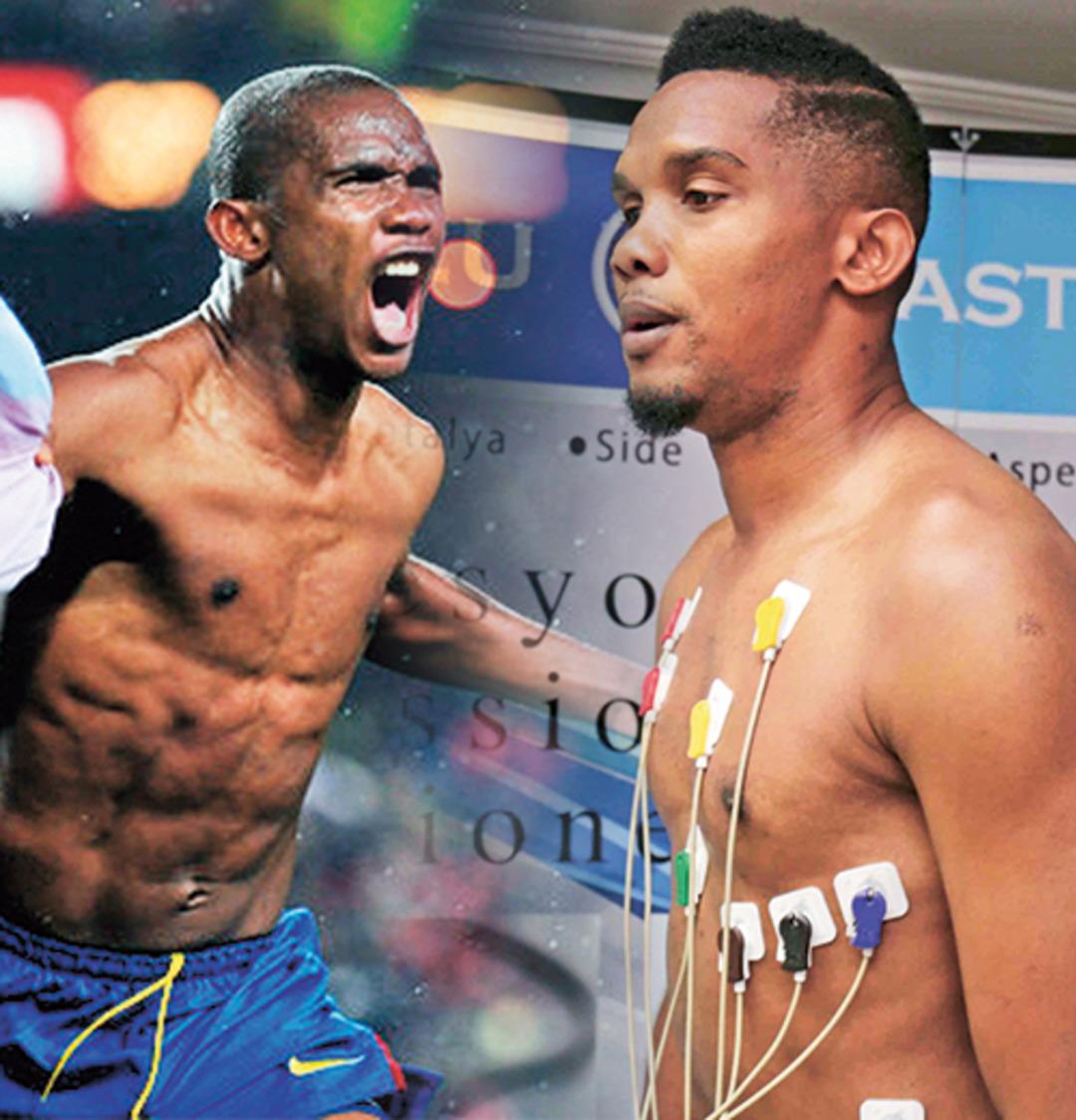 Ne yaptın Eto'o! Herkesi şaşırtan g&ouml;r&uuml;nt&uuml;...