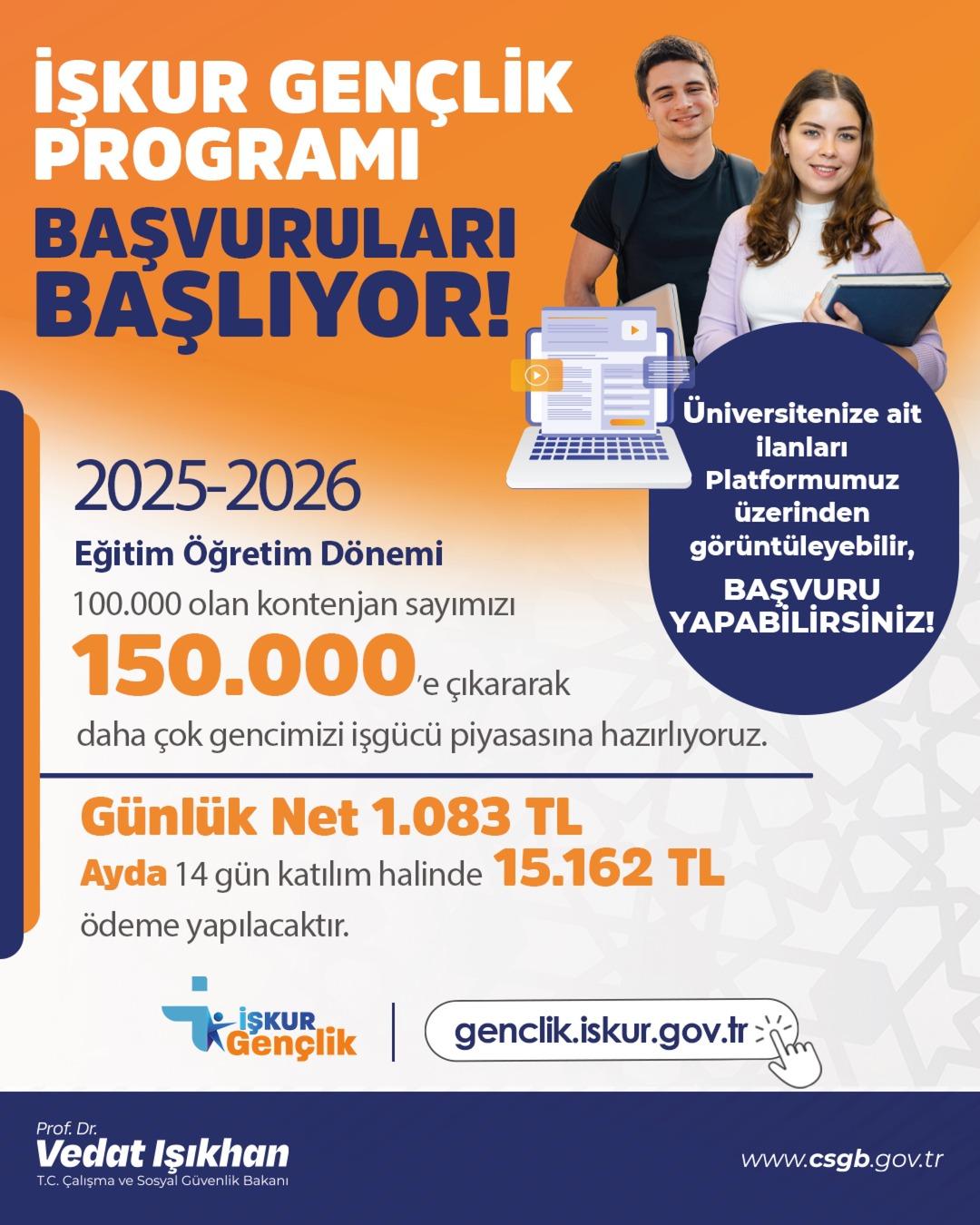 İŞKUR başvuruları başlıyor! Aylık 15 bin TL gelir... Bakan  Güzel bir haberimiz var  diyerek duyurdu 3
