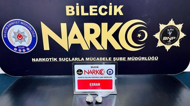 Bilecik’te uyuşturucu operasyonu: 1 gözaltı