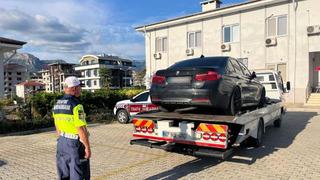 Alanya'da drift atan sürücüye 92 bin TL ceza