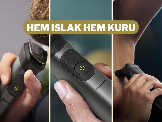Saç, sakal, yüz; hepsi için tek cihaz!