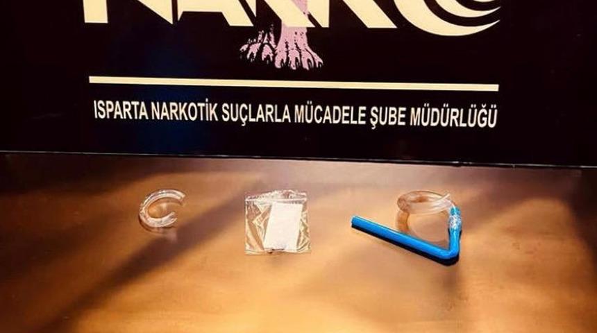 Isparta'da Narkoalan uygulamasında uyuşturucu madde ele geçirildi