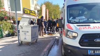 Darende otomobil ile motosiklet çarpıştı: 1 yaralı