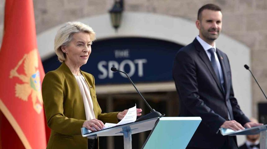 Leyen, Karadağ’ın 2028’de AB’nin 28. üyesi olabileceğini söyledi