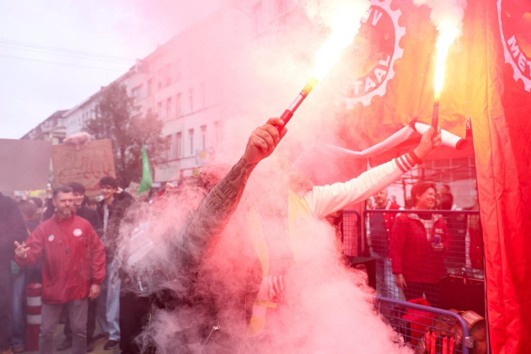 Protestolar büyüdü: Belçika da hayat durma noktasına geldi! Ne havalimanı ne de okullar... 4