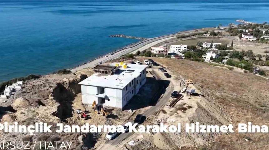 Arsuz’da Pirinçlik jandarma karakolu binası yenileniyor