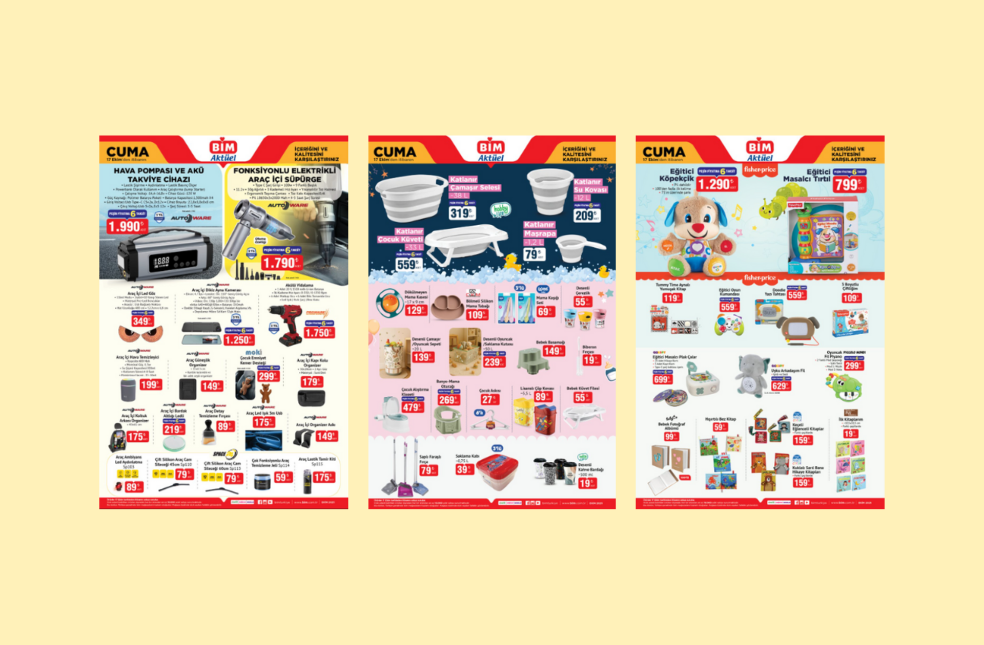 BİM'e araç içi süpürge geliyor! 17 Ekim 2025 BİM Aktüel Kataloğu burada