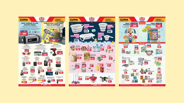 BİM'e araç içi süpürge geliyor! 17 Ekim 2025 BİM Aktüel Kataloğu burada