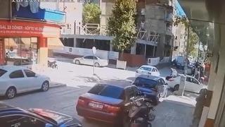 Elazığ’daki kaza kameralara yansıdı