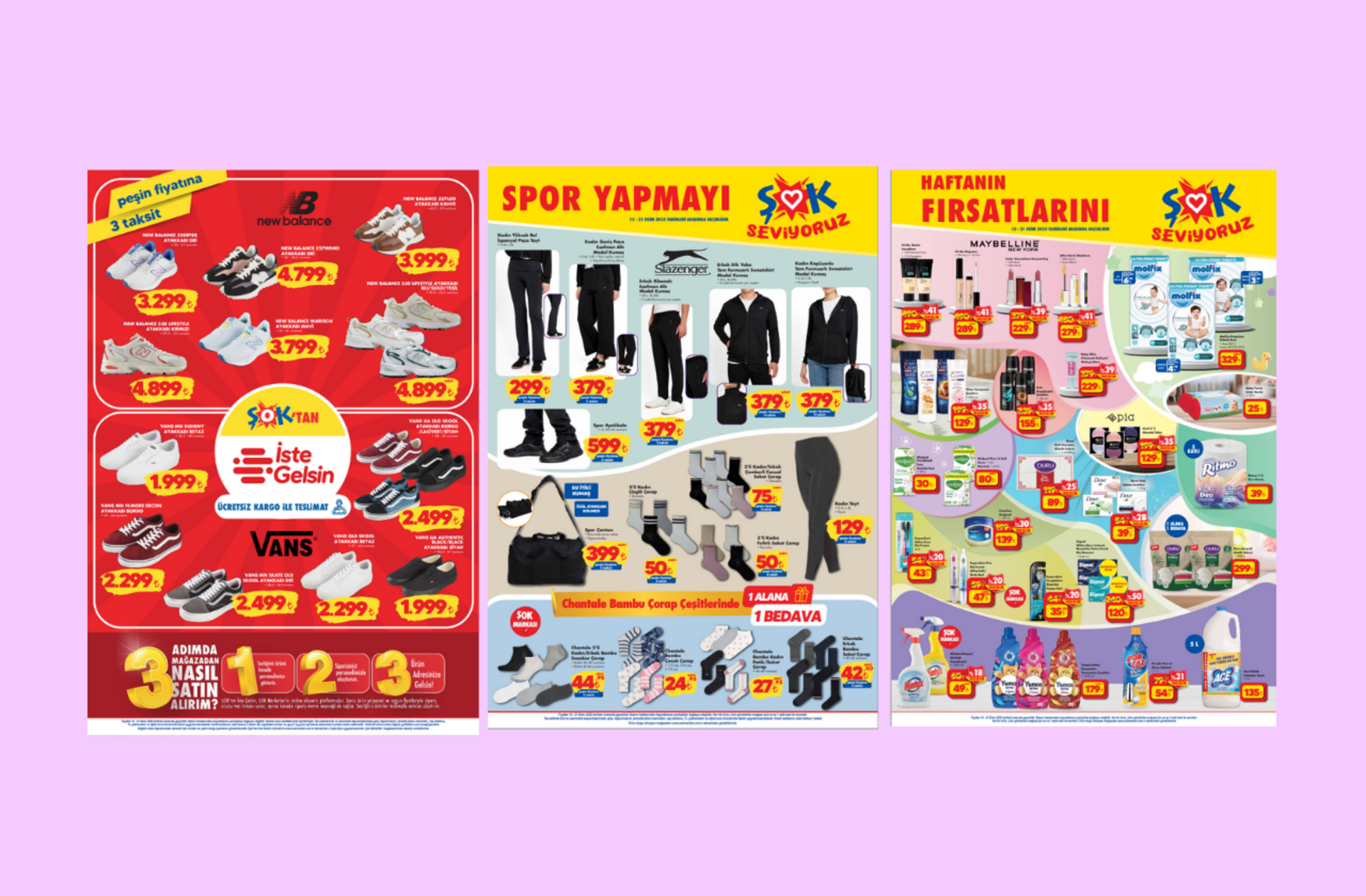 ŞOK'a Vans ve New Balance spor ayakkabılar geliyor! 15 Ekim 2025 ŞOK Aktüel Ürünler Kataloğu