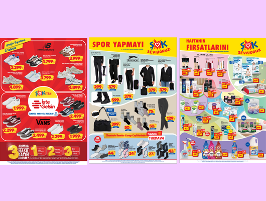 ŞOK'a Vans ve New Balance spor ayakkabılar geliyor! 