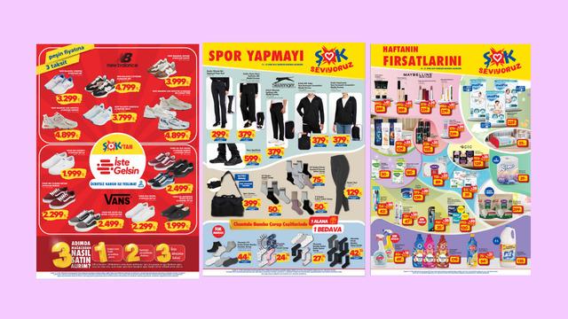 ŞOK'a Vans ve New Balance spor ayakkabılar geliyor! 15 Ekim 2025 ŞOK Aktüel Ürünler Kataloğu