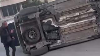 Esenyurt’ta trafik tartışması kaza ile sonuçlandı