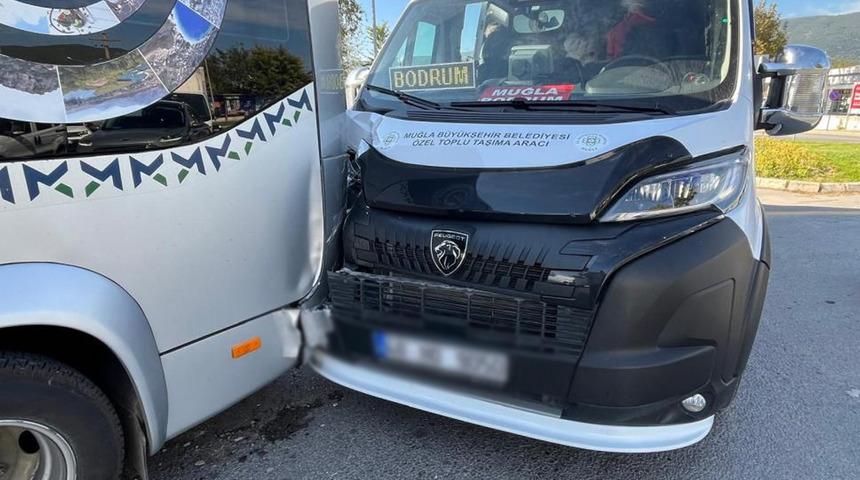 Menteşe'de zincirleme trafik kazası