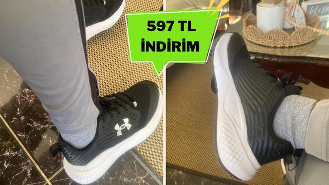 Fiyatı 1812 TL'ye düştü! Çok satan Under Armour ayakkabıda büyük fırsat