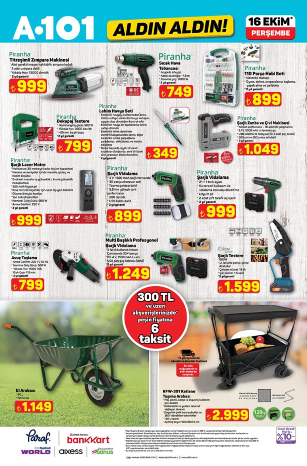 A101 e Arzum toz torbasız süpürge geliyor! İşte 16 Ekim 2025 A101 Aldın Aldın Kataloğu 11