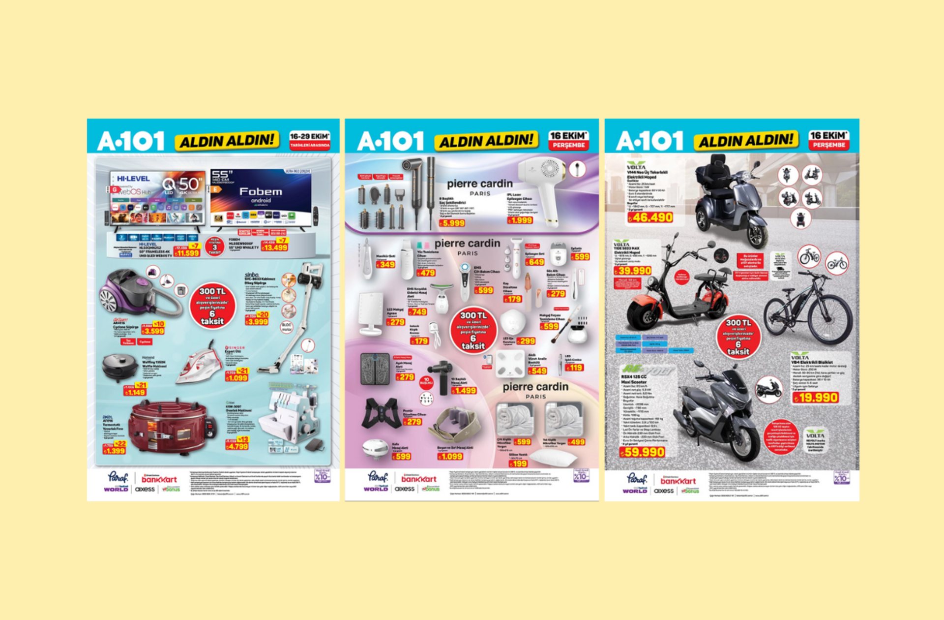 A101'e Arzum toz torbasız süpürge geliyor! İşte 16 Ekim 2025 A101 Aldın Aldın Kataloğu