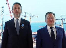 Enerji Bakanı Bayraktar'a Rusya'da "Nükleer Alandaki Uluslararası İşbirliği Nişanı" verildi