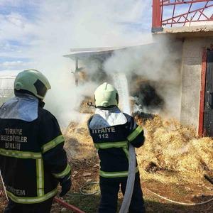 Bucak’ta ot balyaları yandı