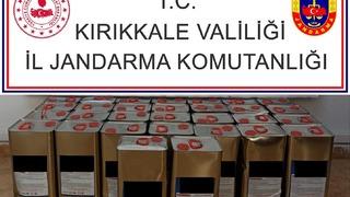 Kırıkkale’de kargo şubesinde 170 litre kaçak alkol ele geçirildi