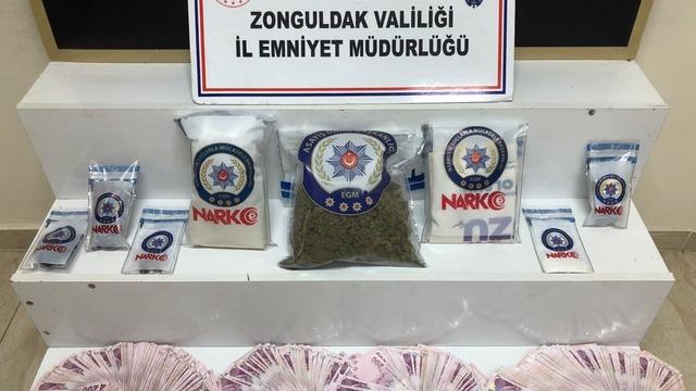 Zonguldak’ta uyuşturucu operasyonunda 2 şüpheli tutuklandı