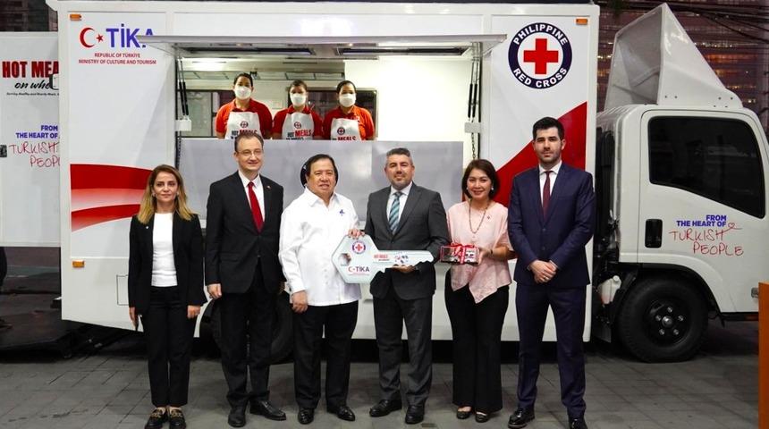 TİKA'dan Filipinler'e afet zamanlarında hizmet verecek mobil aşevi desteği