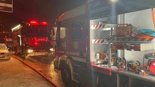 Ankara’da oto tamir dükkanında yangın paniği