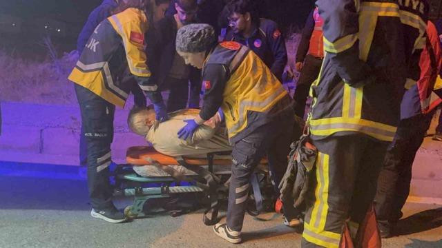 Kayseri’de tır bariyerlere girdi: 1 yaralı 3