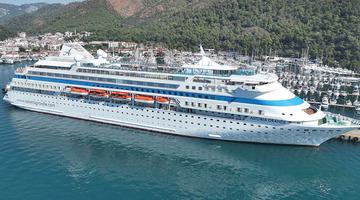 "Astoria Grande" kruvaziyeri Marmaris'e 868 turist getirdi!