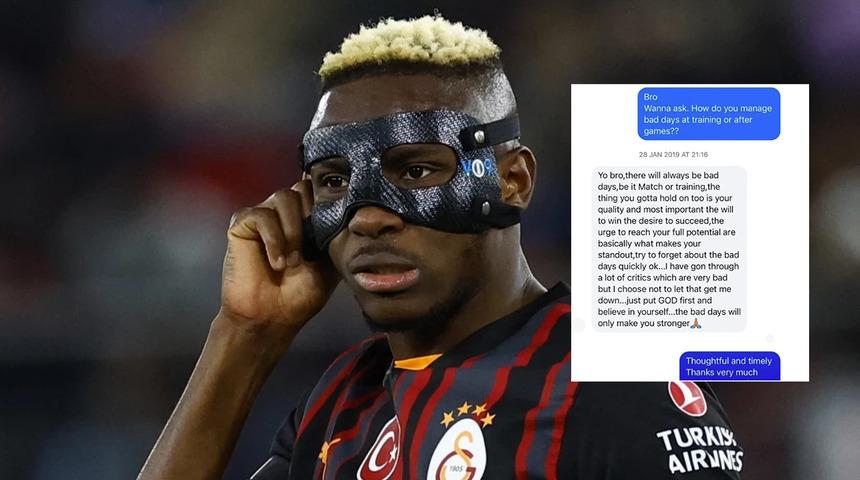 Galatasaray'ın yıldızı Victor Osimhen'den hayat dersi! Herkes o mesajı konuşuyor