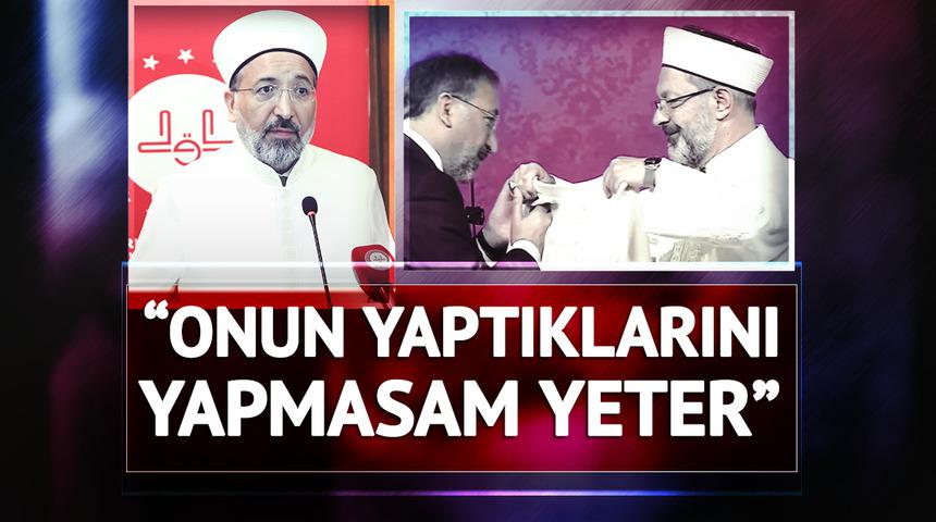 Görevi devralırken Ali Erbaş'ın elini öpmüştü! Diyanet İşleri Başkanı Aparguş hakkında gündem yaratacak iddia: "Onun yaptıklarını yapmasam yeter"
