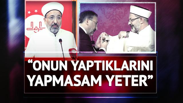 Görevi devralırken Ali Erbaş'ın elini öpmüştü! Diyanet İşleri Başkanı Aparguş hakkında gündem yaratacak iddia: Onun yaptıklarını yapmasam yeter