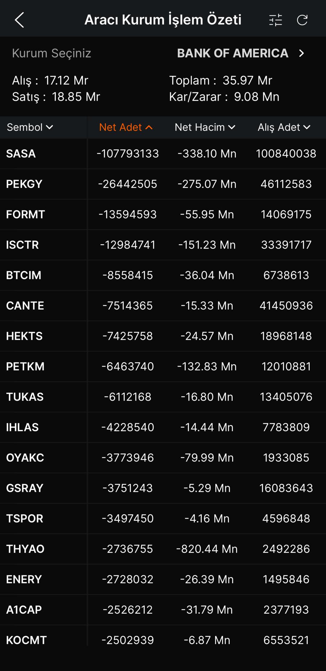 Bank of America nın radarına girdiler! İşte alım-satım yaptığı hisseler 2
