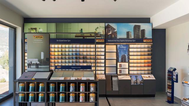Jotun mağazalarında ilham veren renk ve boya deneyimi