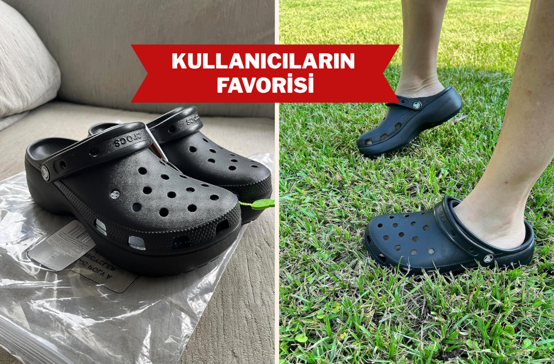 Her mevsim konfor: Crocs terlik indirime girdi