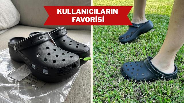 Her mevsim konfor: Crocs terlik indirime girdi