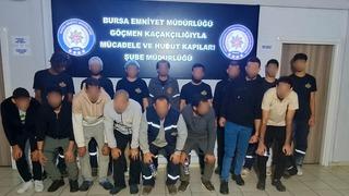Bursa’da kaçak göçmen operasyonu