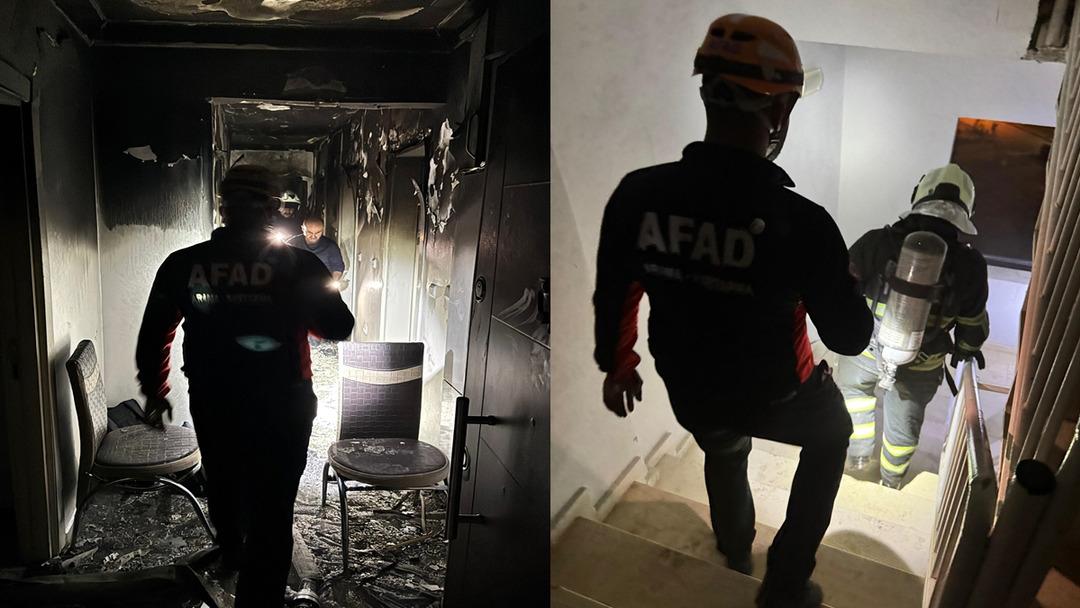Apartmanda yangın faciası: 1 ölü, 14 kişi dumandan etkilendi 2