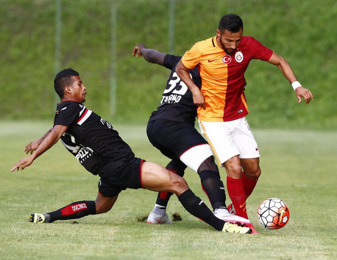 Galatasaray - Nice ma&ccedil;ından kareler