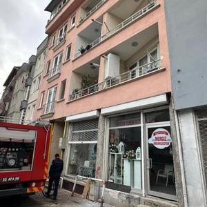 Samsun'da çatı yangını
